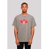 Oversize-Shirt F4NT4STIC "The Beastie Boys", Herren, Gr. 4XL, grau (asphalt), Obermaterial: 100% Baumwolle, casual, oversize, Rundhals, Kurzarm ohne Bündchen, Shirts, Premium Qualität