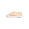 Plateausneaker TOMMY HILFIGER "TH OPEN MESH VULC SNEAKER", Damen, Gr. 39, rot (apricot), Textil, sportlich, Schuhe, Freizeitschuh, Halbschuh, Schnürschuh mit Logoflagge