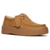 Slip-On Sneaker CLARKS "Torhill Bee", Damen, Gr. 37, braun (hellbraun), Nubukleder, casual, Schuhe, Plateausneaker, Halbschuh, Slipper mit Wechselfußbett