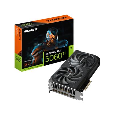 GIGABYTE Grafikkarte "GeForce RTX 5060 Ti WINDFORCE OC 8G Grafikkarte – 8 GB GDDR7, 128 Bit", eh13, Grafikkarten