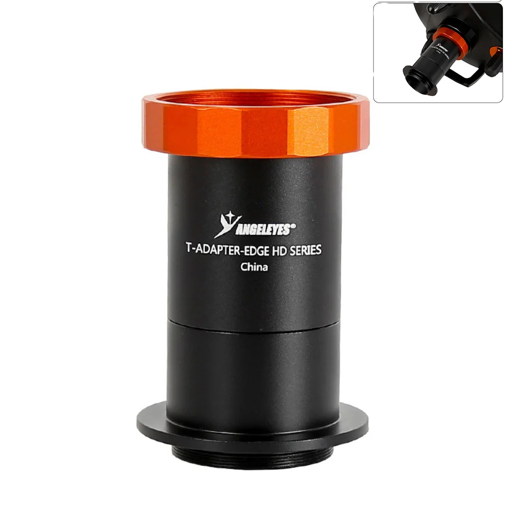Für Celestron C8HD SCT – M42x0,75 auf T2-Adapter mit Verlängerungsrohr für DSLR/Mirrorless Prime Focus Astrofotografie Image