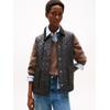 Steppweste TOMMY HILFIGER "PADDED NYLON SLIM QUILTED VEST", Damen, Gr. S (36), schwarz, Web, Obermaterial: 100% Polyamid, unifarben, casual, slim fit, Westen