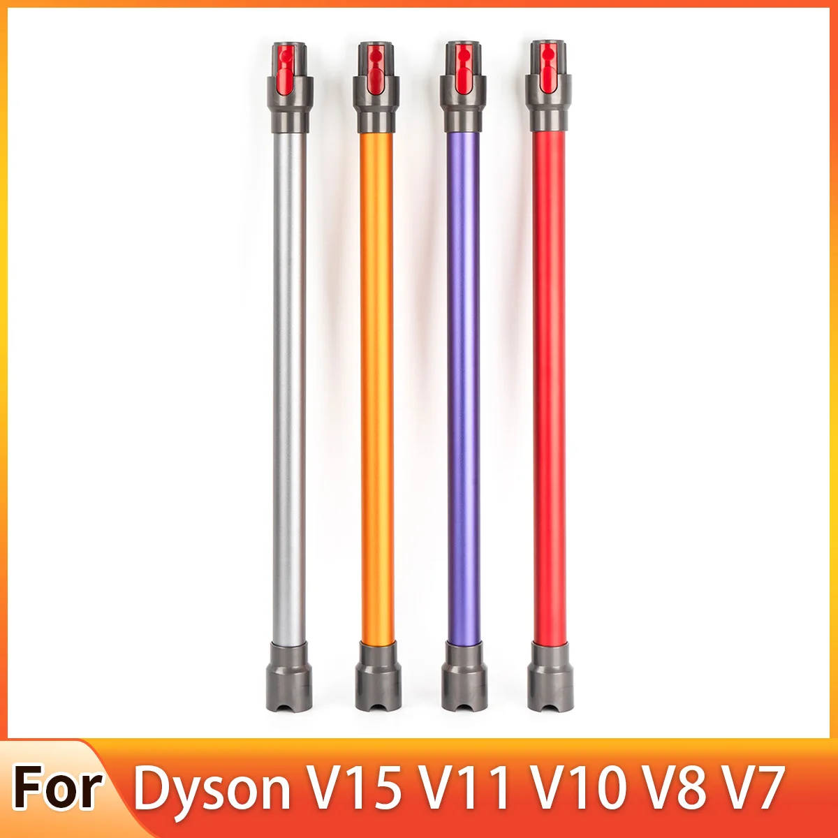 1-teiliges Verlängerungsrohr für Dyson V15 V11 V10 V8 V7 Staubreiniger, Stabteil und flexible Lückenwerkzeuge, Trockner-Belüftungsreiniger-Set Image
