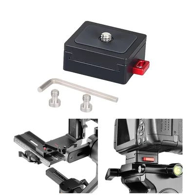 DSLR-Kamera-Entriegelung, schnell, stoßfest, Demontageplatine, Montageschloss, QR-System, Klemmschalter-Set, Käfig, Monitor, Stativ, für Zhiyun DJL