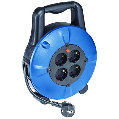 as-Schwabe Kabeltrommel 10 m schwarz-blau blau Image