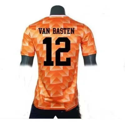 Retro Football Jersey 1988 Dutch Three Musketeers Retro Home and Away Jersey Rijkaard Van Basten
