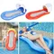 Outdoor Foldable Water Hammock Sofa Inflatable Floating Mat Swimming Pool Mattress Party Lounge Bed