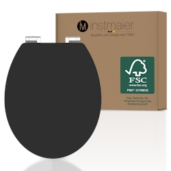 MDF WC-Sitz WC2M FSC-C122343, mit Absenkautomatik, Toilettendeckel, Klodeckel, WC-Sitz, WC-Sitz mit Absenkautomatik