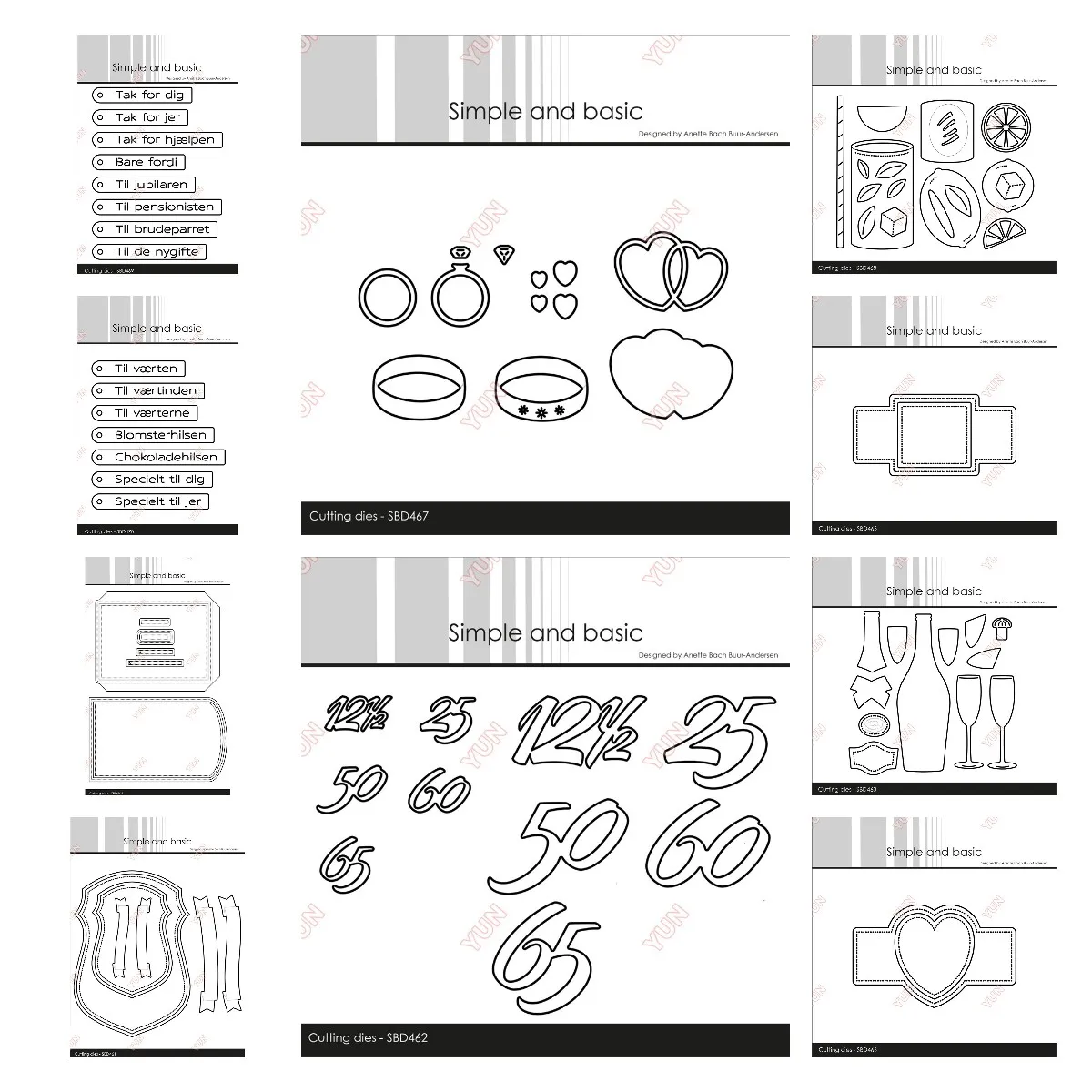 Wedding Anniversary Metal Cutting Dies 2024 New Stencils for Scrapbooking Photo Album Birthday Decorative DIY Paper Cards Molds