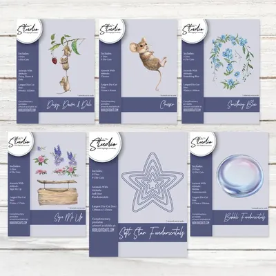 Animals Attitude Cheeser Soft Star Fundamental Blue Flower Metal Cutting Dies Silicone Stamp Scrapbooking Stencil Photo Album