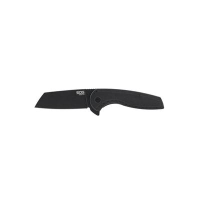 SOG Specialty Knives & Tools Aegis Flk 2.0 Frame Lock 14-41-04-43 Blackwash Stainless Steel Wharncliffe Pocket Knife - SOG-14-41-04-43
