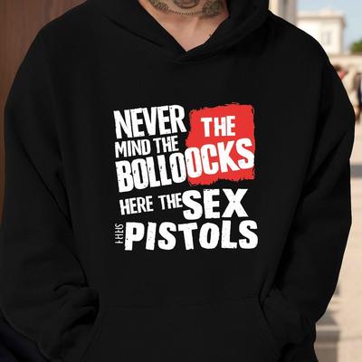 TEMU Nonsense, 250g Men's Casual Hooded Sweatshirts Image