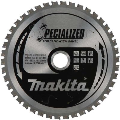 Makita - Zubehör - Sägeblatt für Sandwichplatten, 165x20 mm, 42 Zähne B-63149 Image
