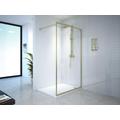 Parete per doccia walk in 120 x 200 cm Dorato Vetro temperato - AMBERI
