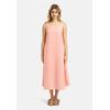 Sommerkleid SMITH & SOUL, Damen, Gr. L, US-Größen, rot (coral), Material: 82% Viskose, 18% Polyamid, unifarben, casual, A-Linie normal, Rundhals, ohne Ärmel normaler Saum, Kleider, mit Seitenschlitze