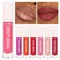 Custom 6ml Matte Glossy Liquid Lipstick Non Stick Shiny Smooth Film Clear Moisturizing Waterproof