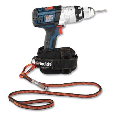 ergodyne Squids 3191 Power Tool Tethering Kit, 10 lb Max Working Capacity, 38" Long, Orange/Gray (EGO19661) Each ergodyne® Tool Belts and Suspenders