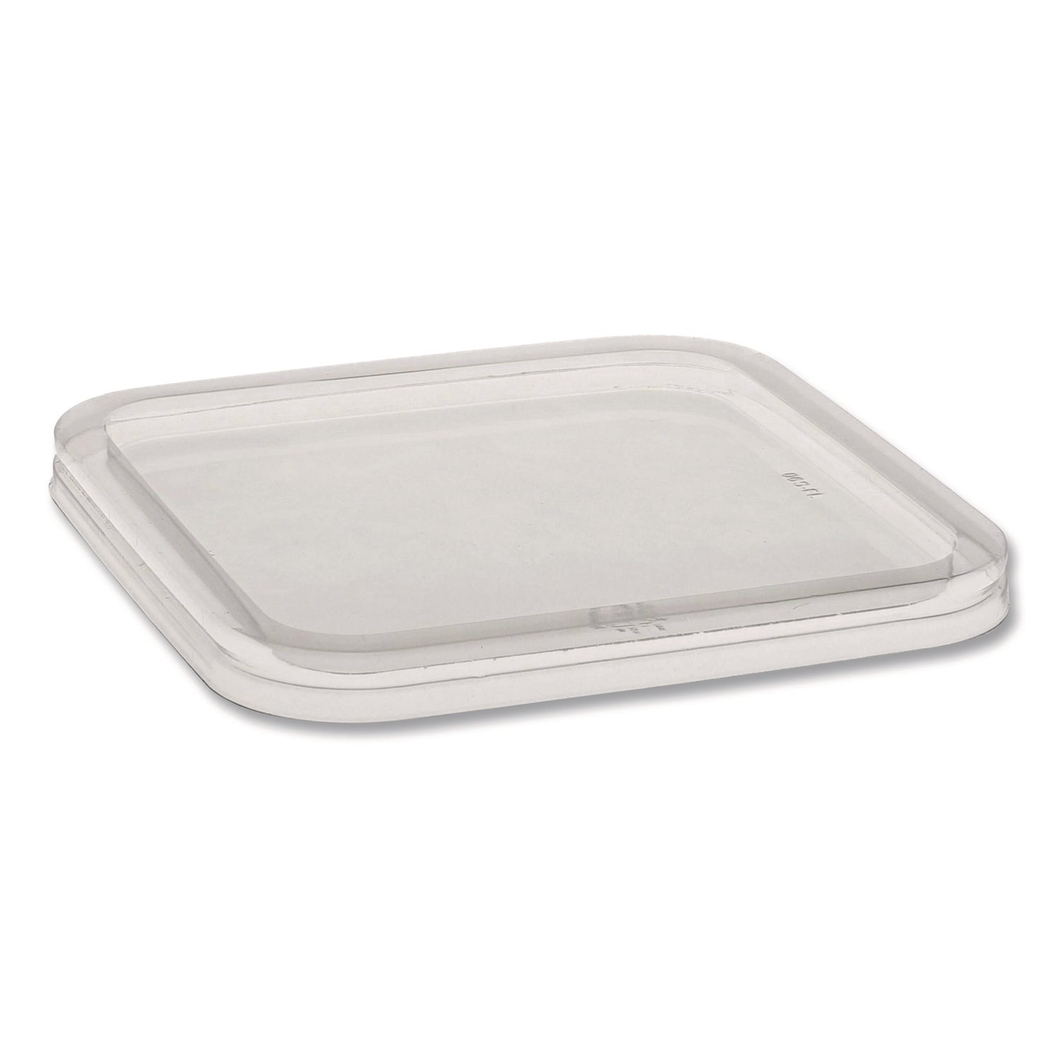 Pactiv Evergreen EarthChoice Recycled PET Container Lid, for 6" Square RPET Containers, 6.25 x 0.39 x 6.25, Clear, Plastic, 360/Carton (PCT6SFLY) Case