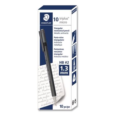 Staedtler Mechanical Pencils, 1.3 mm, HB (#2), Black Lead, Pearl Barrel, 10/Box (STD7741380A6) Box of 10 Staedtler®