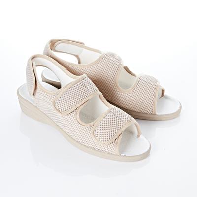 Klettsandalette „Britta" beige Image