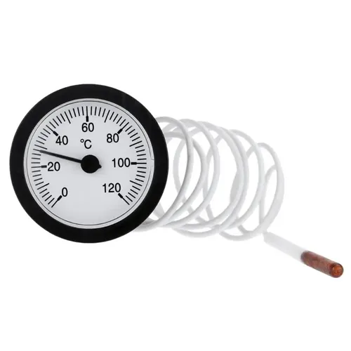 Thermomètre capillaire à cadran professionnel, jauge de température 0-120 ℃ eau et huile avec