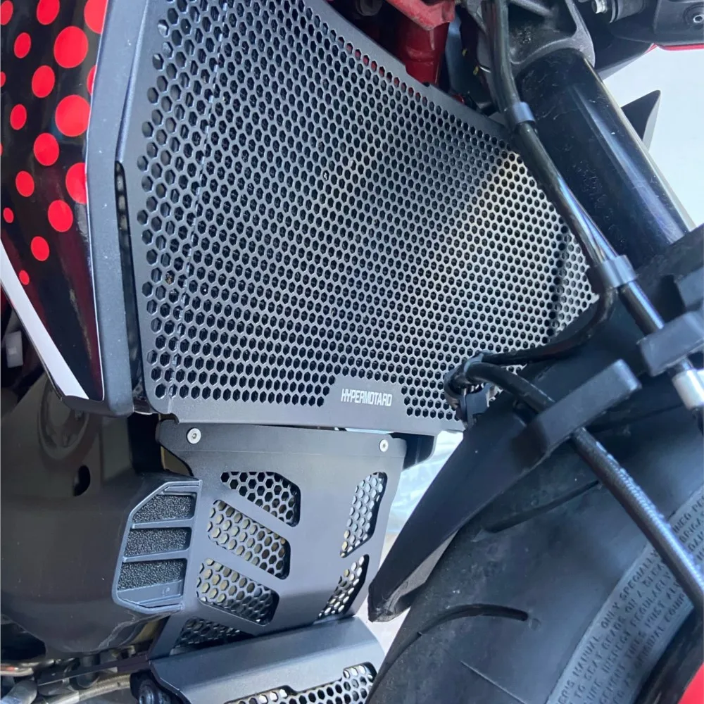 Per Ducati Hypermotard 950 SP RVE 2019 2020 2021 2022 2023 2024 Griglia Del Radiatore Protezione Della Copertura Radiatore Olio Guard Protezione Del Motore
