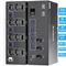 Switch KVM 3/2 monitor 3 computer 8K@60Hz, Triplo monitor Displayport HDMI/Doppio monitor Display