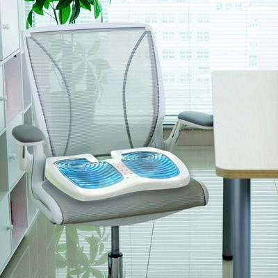 Kabooti KoolGel Seat Cushion White/Blue , White/Blue