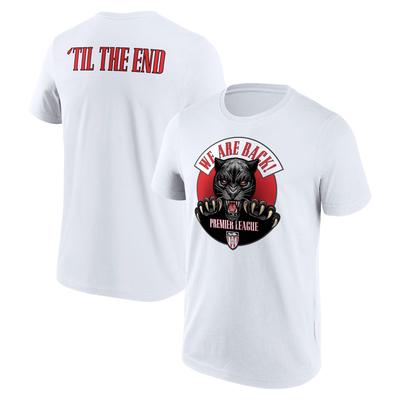 „Wir sind zurück“-T-Shirt der Play-off-Sieger von Sunderland – Weiß – Herren Image
