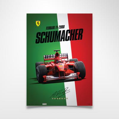 Scuderia Ferrari F2000 Michael Schumacher Weltmeister Poster 2000 Image