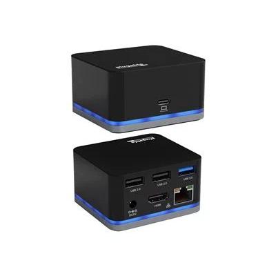 Plugable USB-C Cube Mini Docking Station, Compatible with Thunderbolt 3 Ports and Specific USB-C Systems