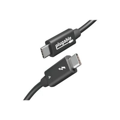 Plugable Thunderbolt 4 Cable with 240W Charging, Thunderbolt Certified, 3.3 ft/1m,1x 8K Display, 40 Gbps