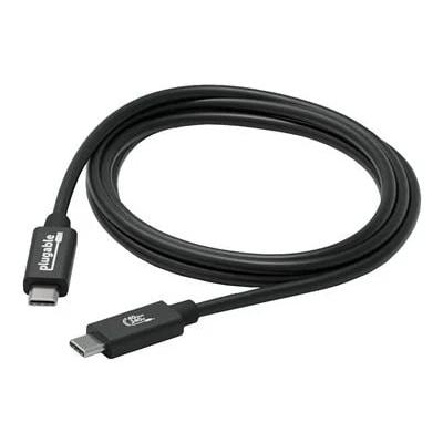 Plugable USB4 Cable with 240W Charging, 3.3 ft/1m, USB-IF Certified