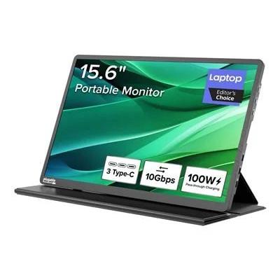 Plugable USB-C Portable Monitor 15.6", 100W Pass-Through Charging