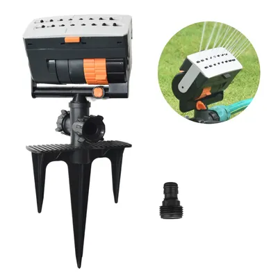 Lawn Sprinkler for Yard 16 Hole Automatic Oscillating Sprinkler Adjustable Water Flow Rate Water Sprinkler for Home Garden Lawn
