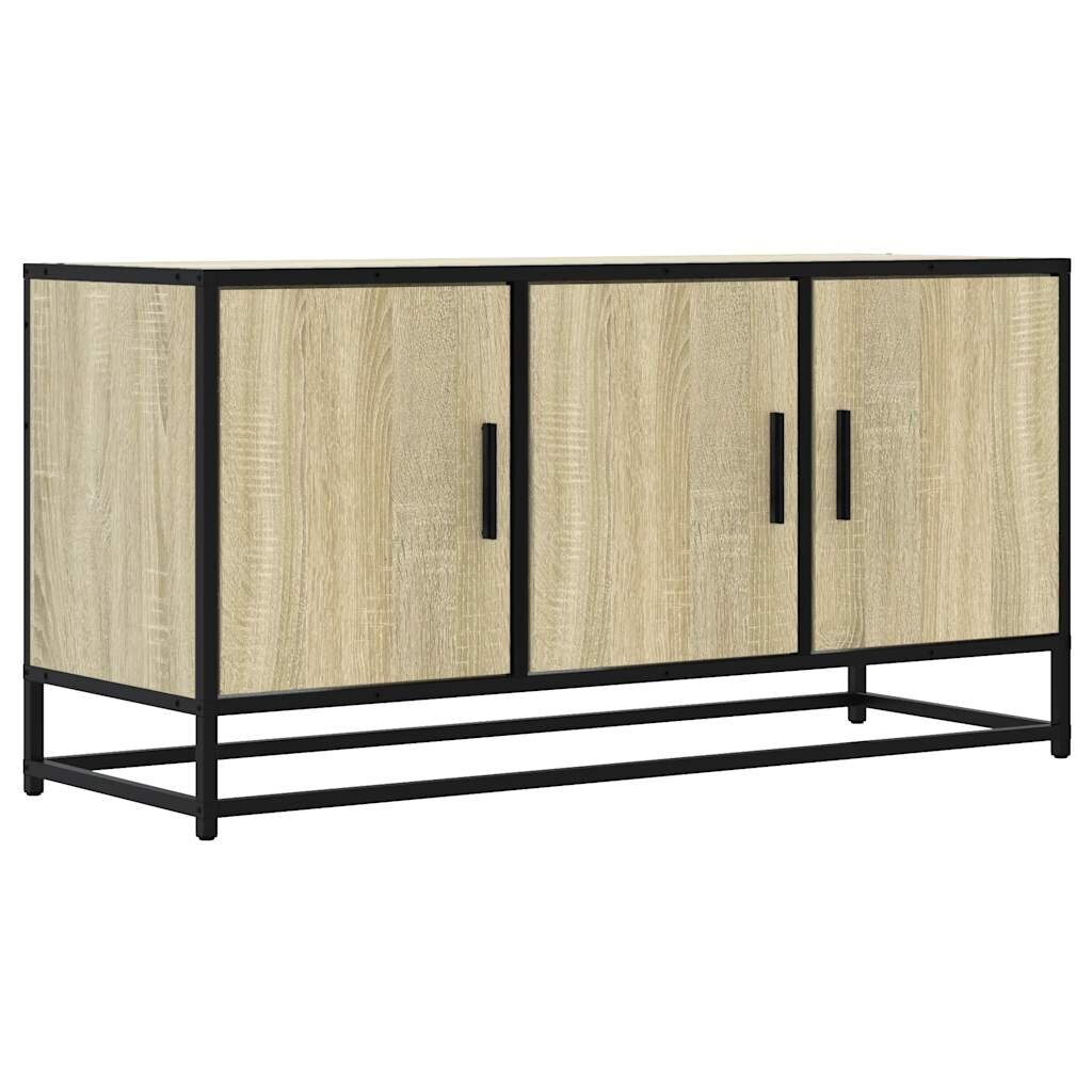 vidaXL TV-Schrank Sonoma-Eiche 100x35x50 cm Holzwerkstoff Image