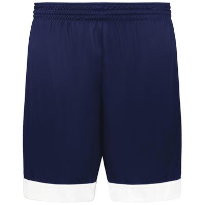 Augusta Sportswear 6929 Swish Reversible Basketball Shorts in Navy Blue/White size XL | Polyester