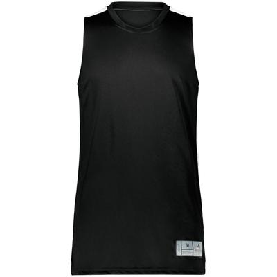 Augusta Sportswear AS6927 Athletic Swish Reversible Basketball Jersey T-Shirt in Black/White size Small | Polyester 6927