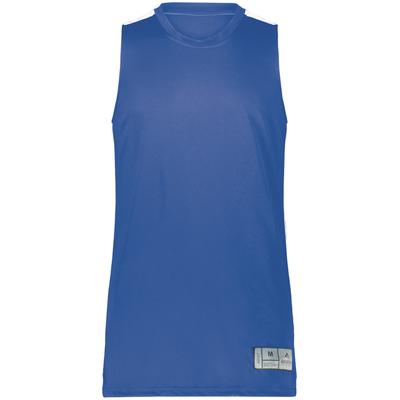 Augusta Sportswear 6928 Athletic Youth Swish Reversible Basketball Jersey T-Shirt in Royal/White size Medium | Polyester
