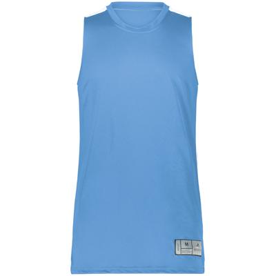 Augusta Sportswear AS6927 Athletic Swish Reversible Basketball Jersey T-Shirt in Columbia Blue/White size XL | Polyester 6927