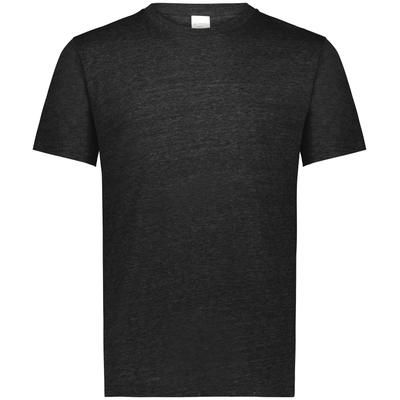 Augusta Sportswear 6959 All-Day Core Basic Tri-Blend Top in Black Heather size XL | Triblend
