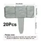 20pcs Plastic Garden Edging Border, Imitation Stone Fence Panels, Patio Outdoor Barrier
