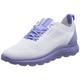 Geox Women's D Spherica Sneaker, Off White Lt Violet, 3 UK