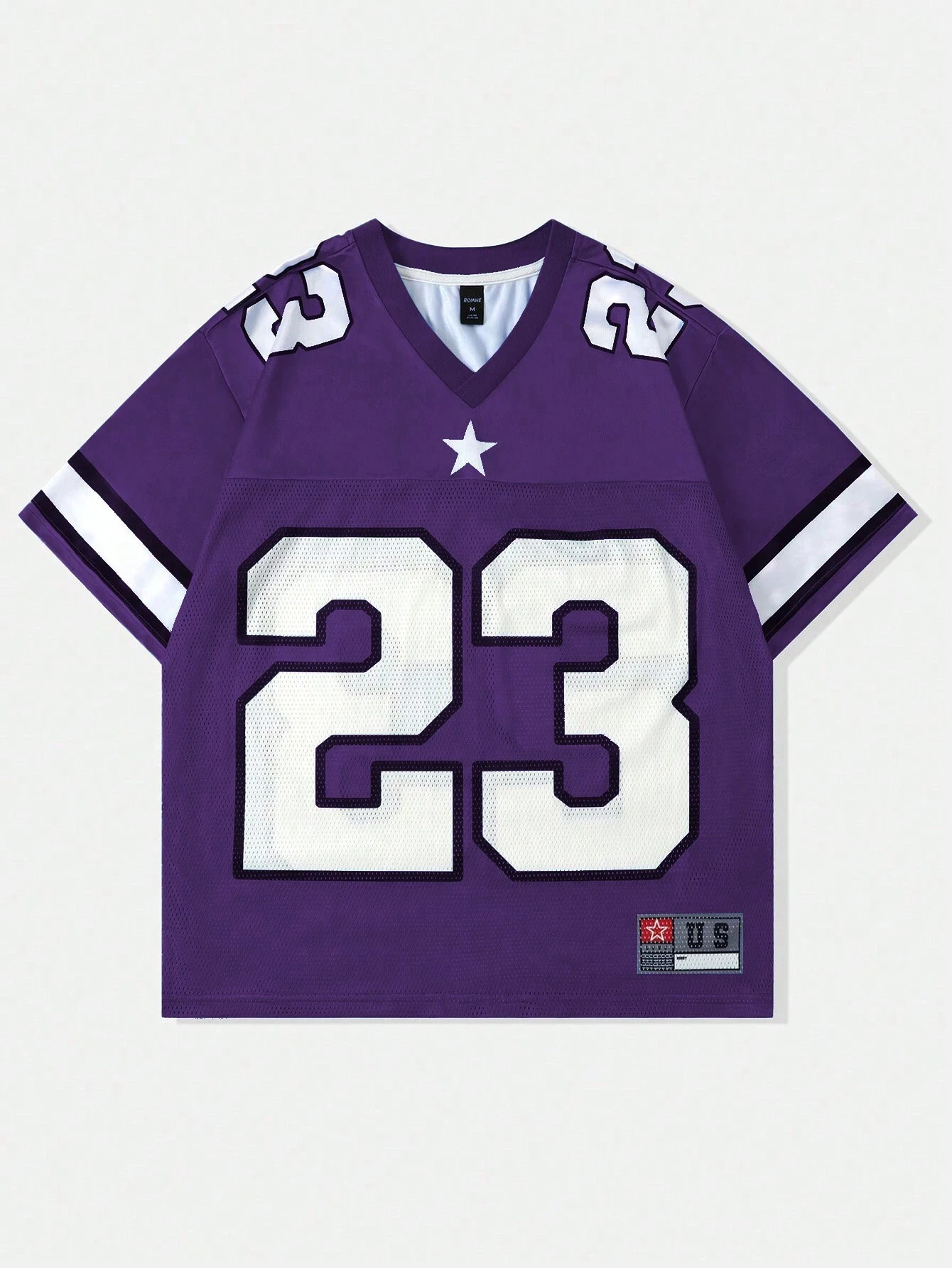 2025 neue Heiße frauen Sommer Y2K Mode Casual Shirt Straße Retro Hip Hop 23, Hemd V-ausschnitt Lose Atmungsaktiv Schnell trocknend T 2