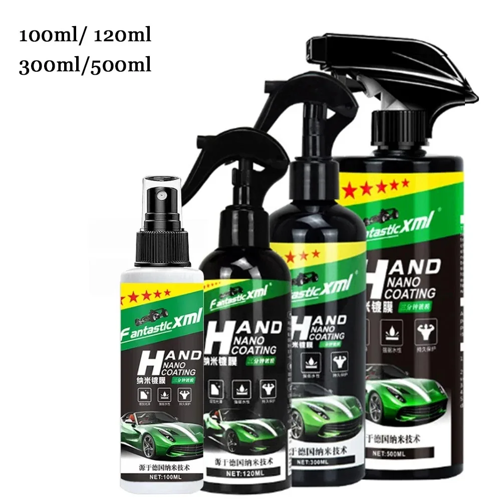 500 ml Nano Keramik Auto Beschichtung Auto Detaillierung Produkte Flüssigkeit Spray Polnischen Wachs Film Farbe Pflege Schutz Kit Zubehör Image