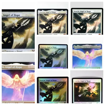 Avacyn, Angel of Hope Holo/Foil TCG Magical Proxy Cards Game Quality Proxy Gathering Board Playing Image