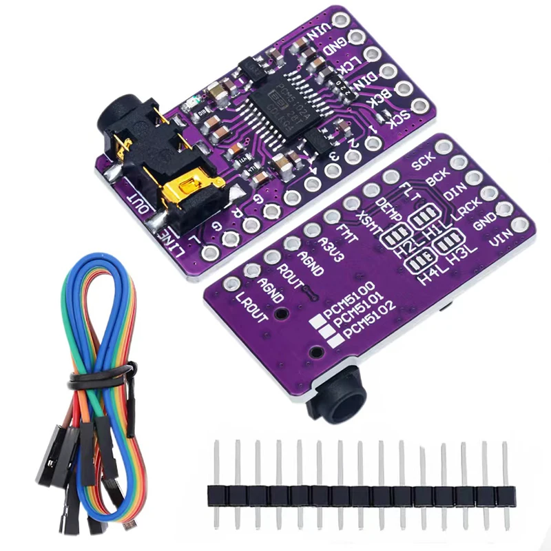 Schnittstelle I2S PCM5102A DAC Decoder GY-PCM5102 I2S Player Modul Für Raspberry Pi pHAT Format Board Digitale PCM5102 Audio Board Image