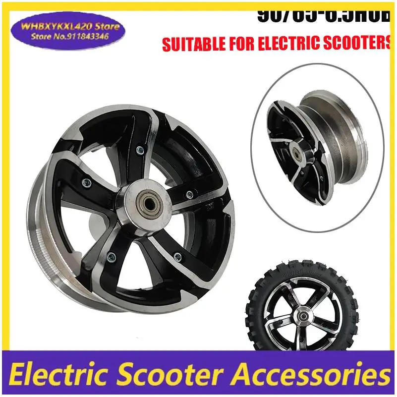 90/65-6,5 vordere hintere Scheibenbremse Aluminiumräder 11 Zoll 6,5 Zoll Radnabe Elektroroller-Zubehör Image