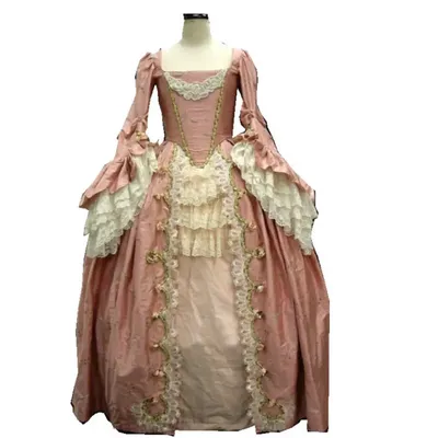 Viktorianisches Rokoko-Kleid für Damen, Inspiration Maiden-Kostüm, 18. Rokoko-Kleid, Image