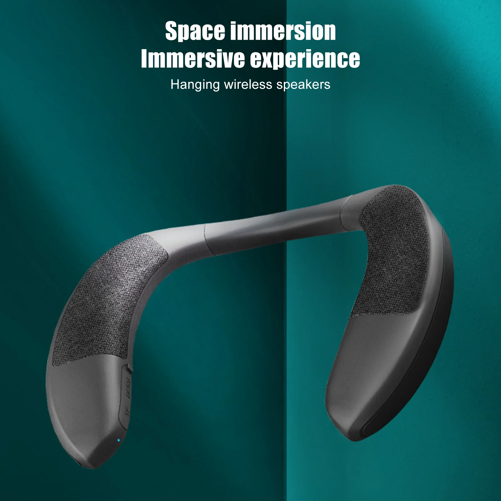 Nackenlautsprecher, Nackenbügel-Lautsprecher, multifunktional, Hände, klare Anrufe, Stereo-Sound, Bluetooth, kabellos, tragbarer Lautsprecher, Freisprecheinrichtung/Mikrofon Image